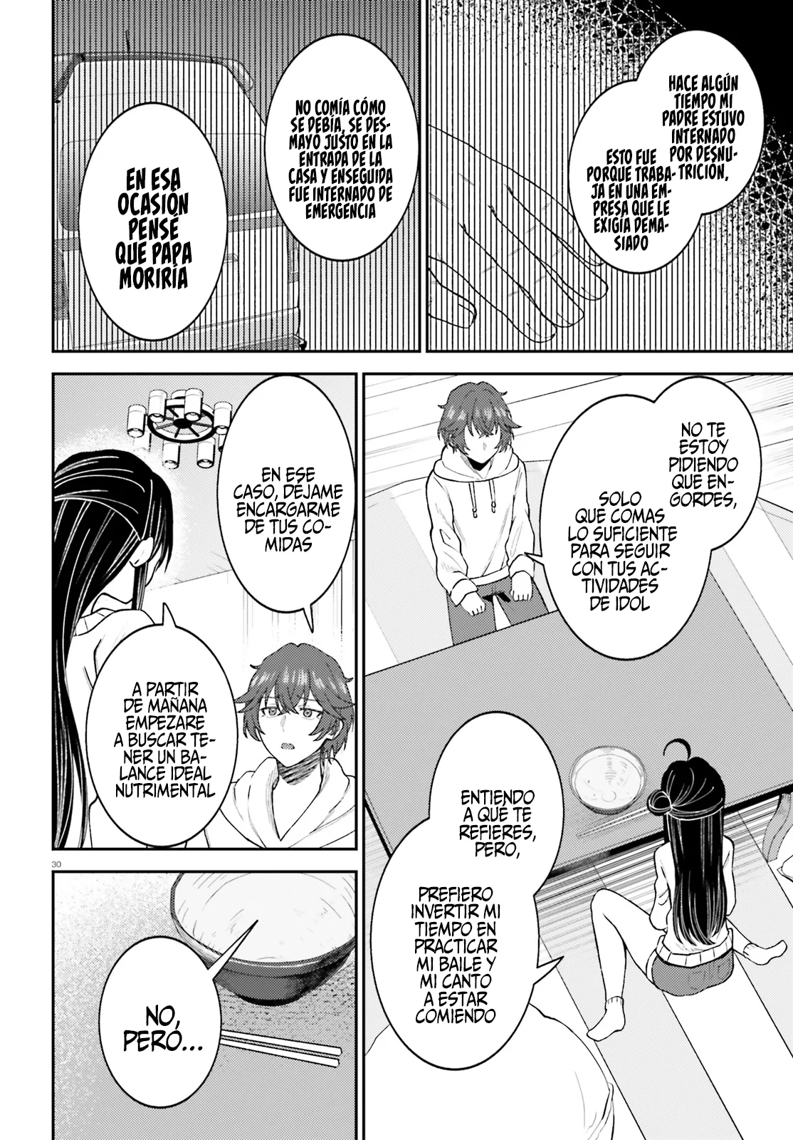 Ore no Haitoku Meshi wo Onedari Sezu ni Irarenai, Otonari no Top Idol-sama Capítulo 1 - Page 30