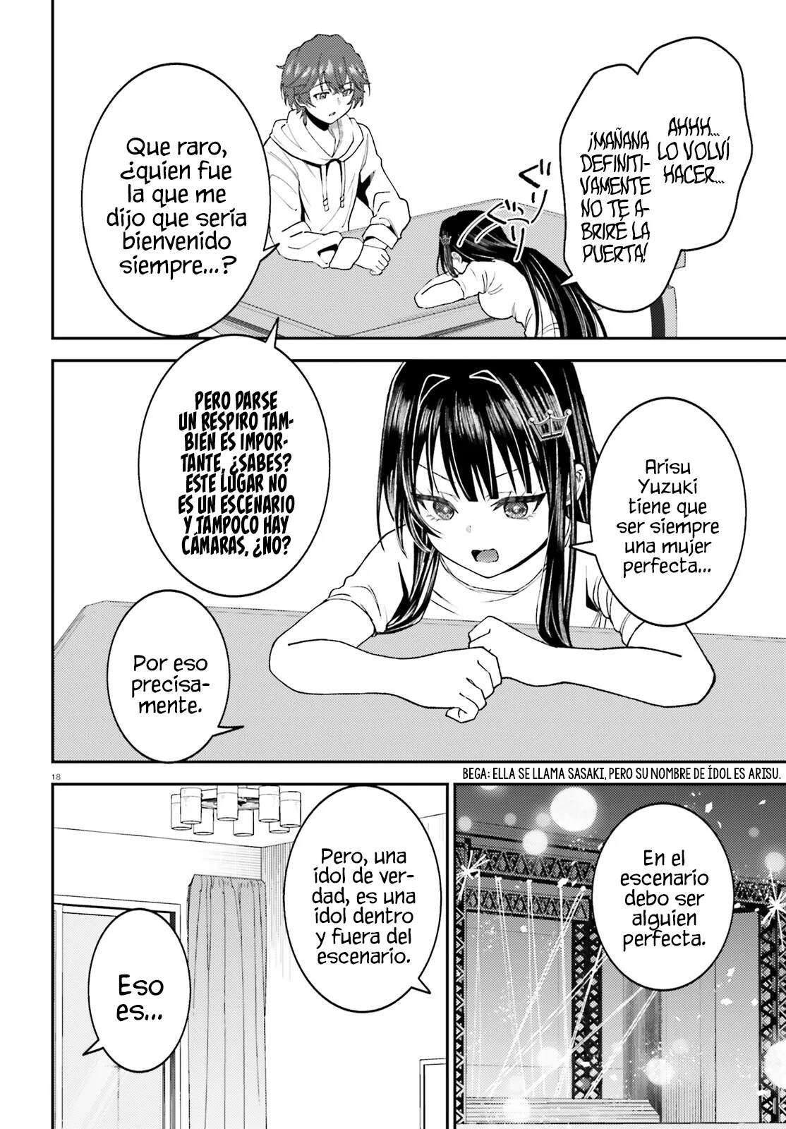 Ore no Haitoku Meshi wo Onedari Sezu ni Irarenai, Otonari no Top Idol-sama Capítulo 2 - Page 20