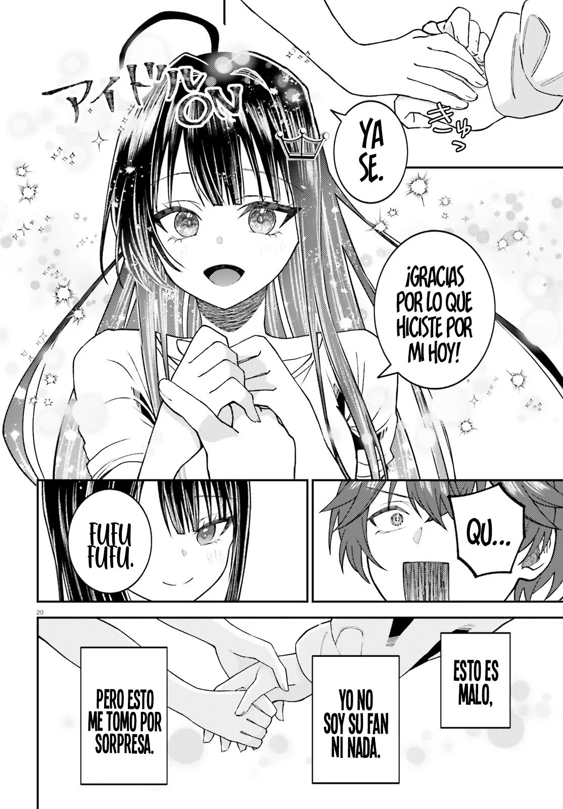 Ore no Haitoku Meshi wo Onedari Sezu ni Irarenai, Otonari no Top Idol-sama Capítulo 2 - Page 22