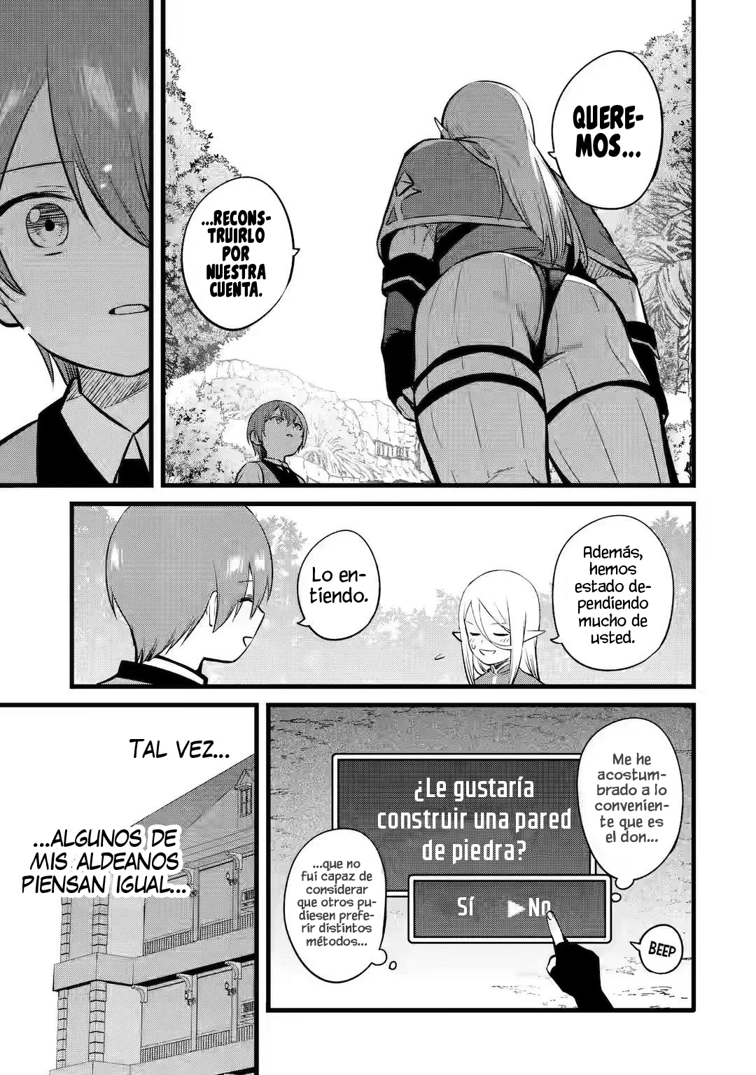 El Asombroso Creador de Aldeas: La lenta vida con el truco de la construcción de aldeas Capítulo 28.2 - Page 8