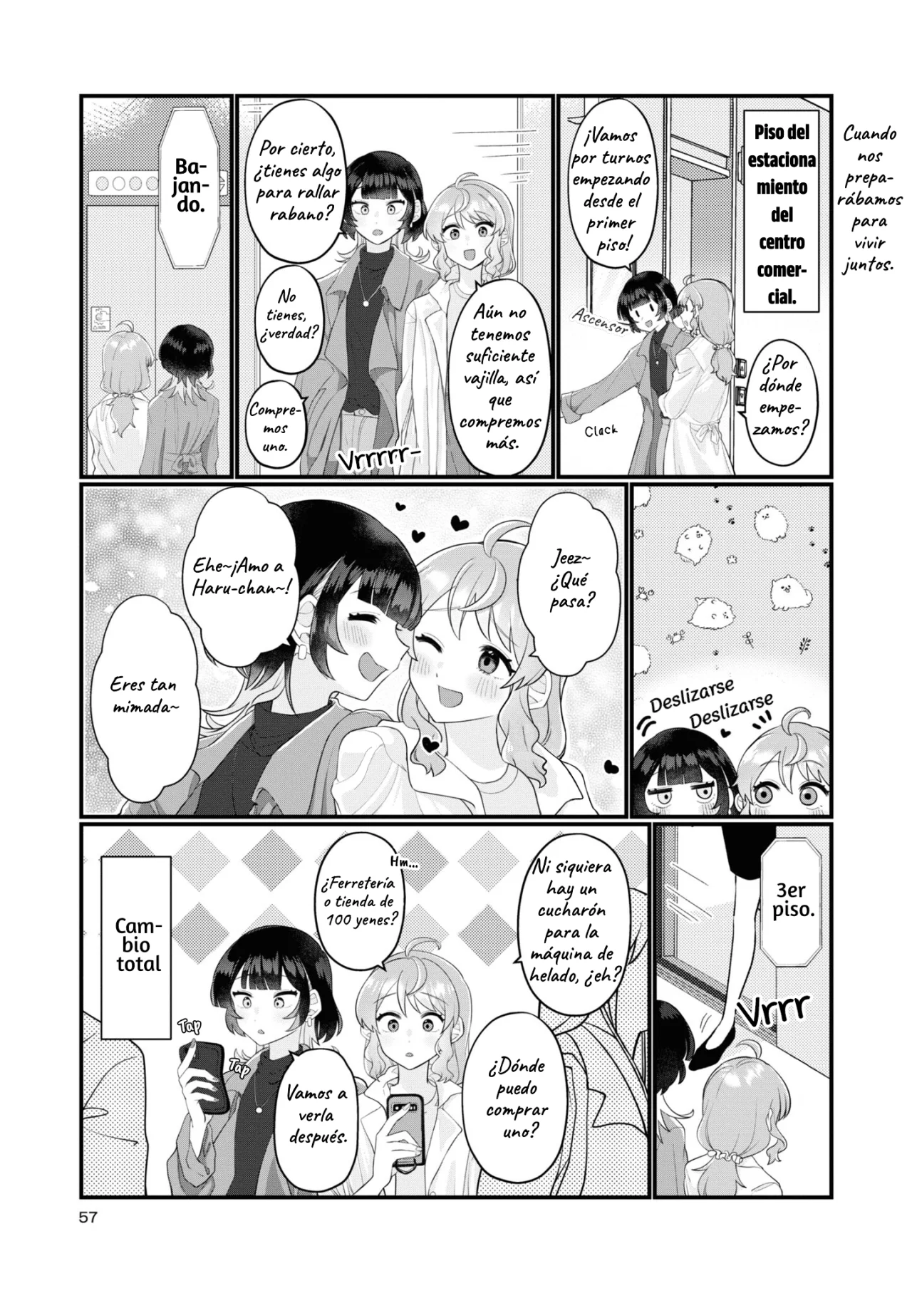 Koharu to Minato: Watashi no Partner wa Onna no Ko Capítulo 5.5 - Page 2