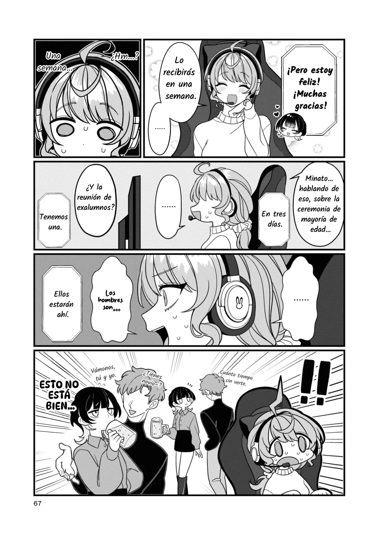 Koharu to Minato: Watashi no Partner wa Onna no Ko Capítulo 6 - Page 8