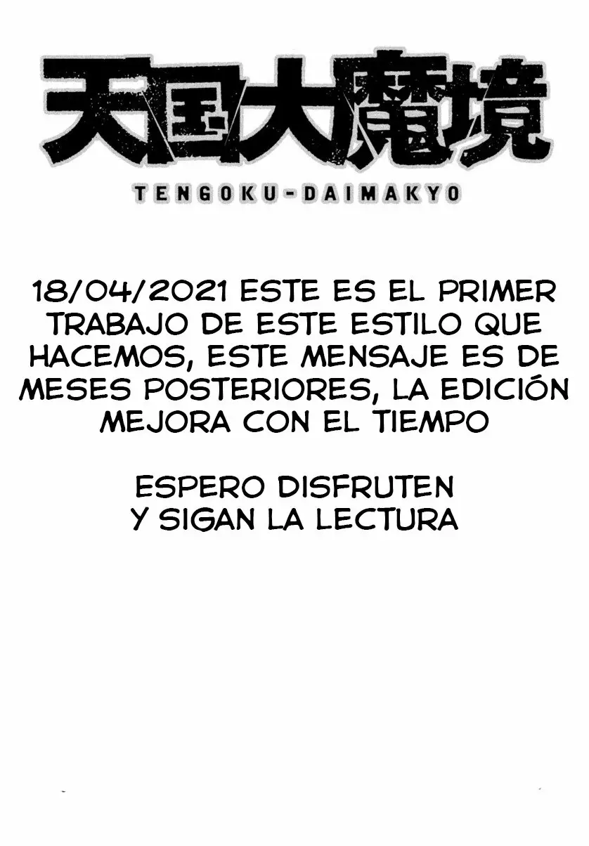 Tengoku Daimakyou Capítulo 11 - Page 1