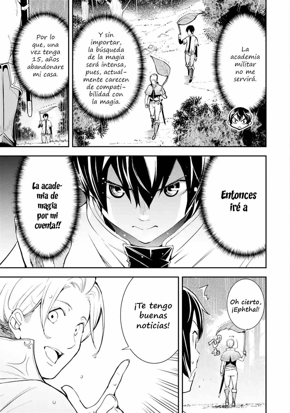 Rakudai Kenja no Gakuin Musou – Nidome no Tensei, S-Rank Cheat Majutsushi Boukenroku Capítulo 3.1 - Page 8