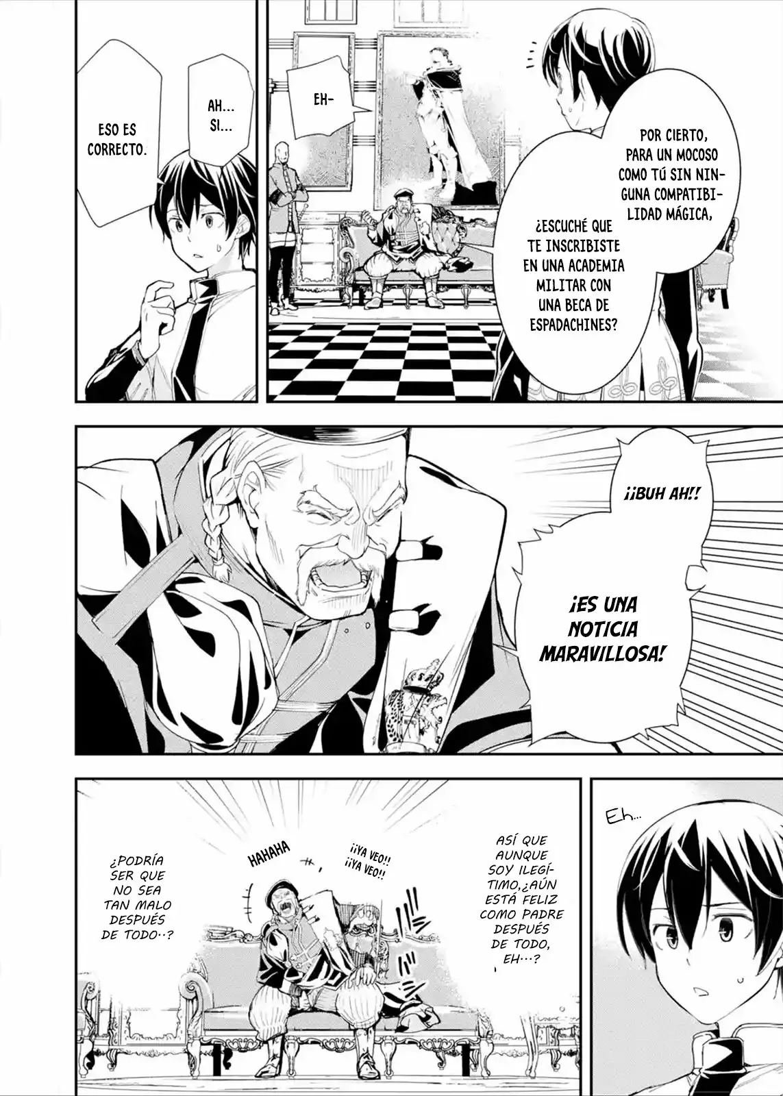Rakudai Kenja no Gakuin Musou – Nidome no Tensei, S-Rank Cheat Majutsushi Boukenroku Capítulo 3.2 - Page 8