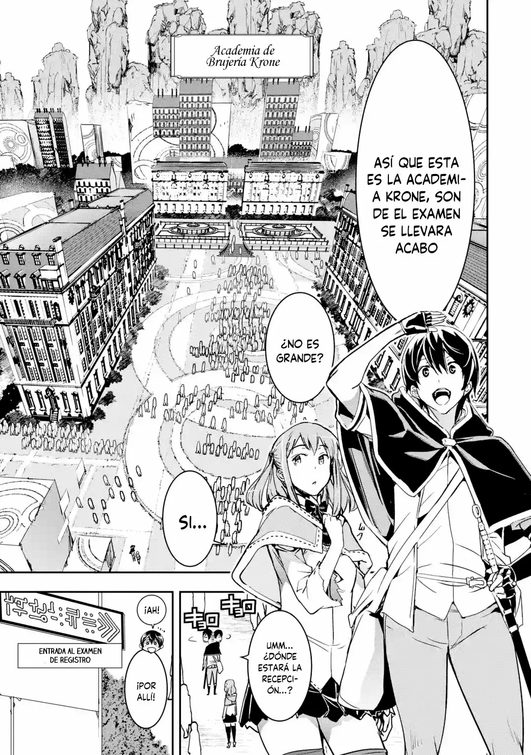 Rakudai Kenja no Gakuin Musou – Nidome no Tensei, S-Rank Cheat Majutsushi Boukenroku Capítulo 6.3 - Page 2