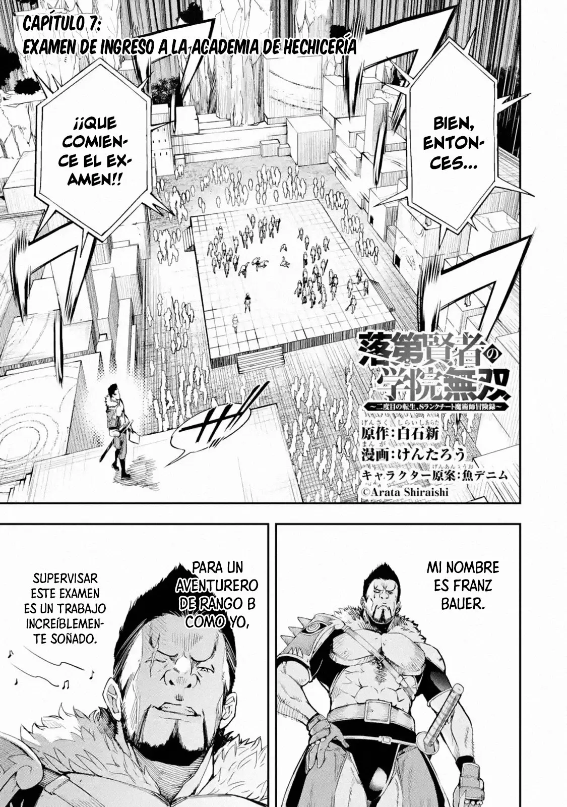 Rakudai Kenja no Gakuin Musou – Nidome no Tensei, S-Rank Cheat Majutsushi Boukenroku Capítulo 7 - Page 2
