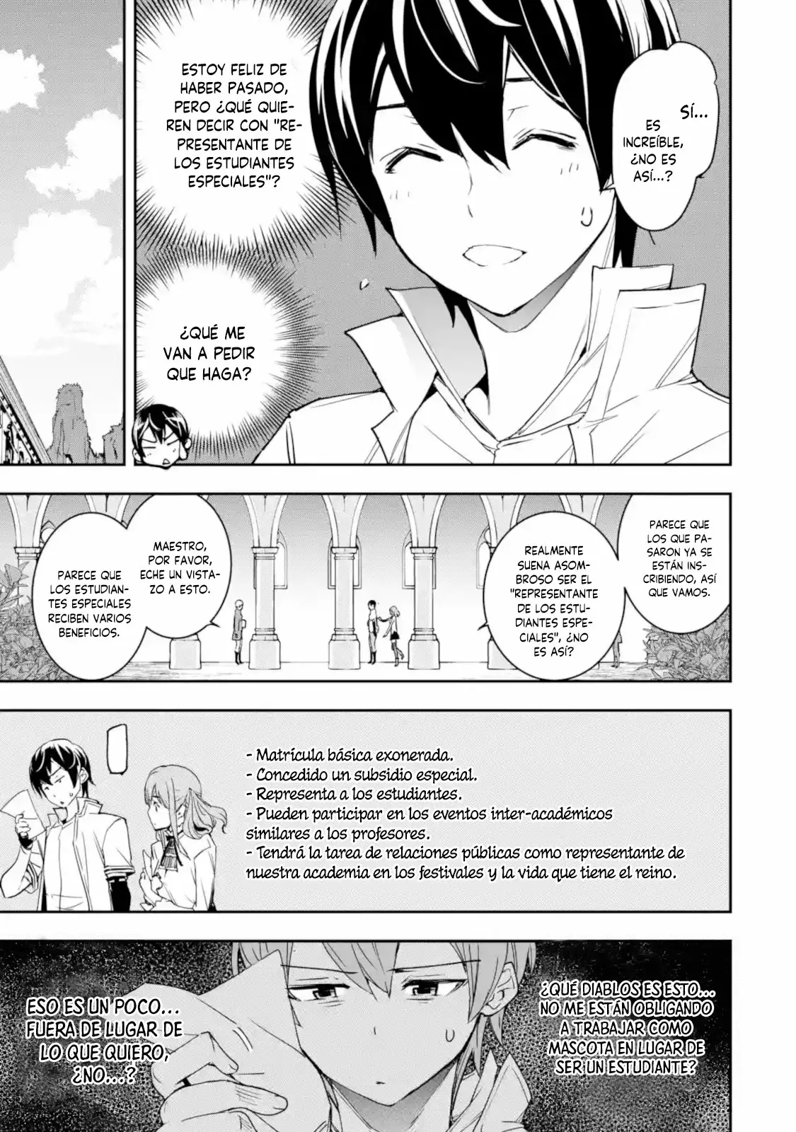 Rakudai Kenja no Gakuin Musou – Nidome no Tensei, S-Rank Cheat Majutsushi Boukenroku Capítulo 7 - Page 53
