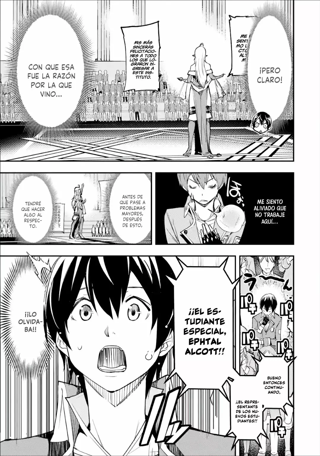 Rakudai Kenja no Gakuin Musou – Nidome no Tensei, S-Rank Cheat Majutsushi Boukenroku Capítulo 8.1 - Page 10