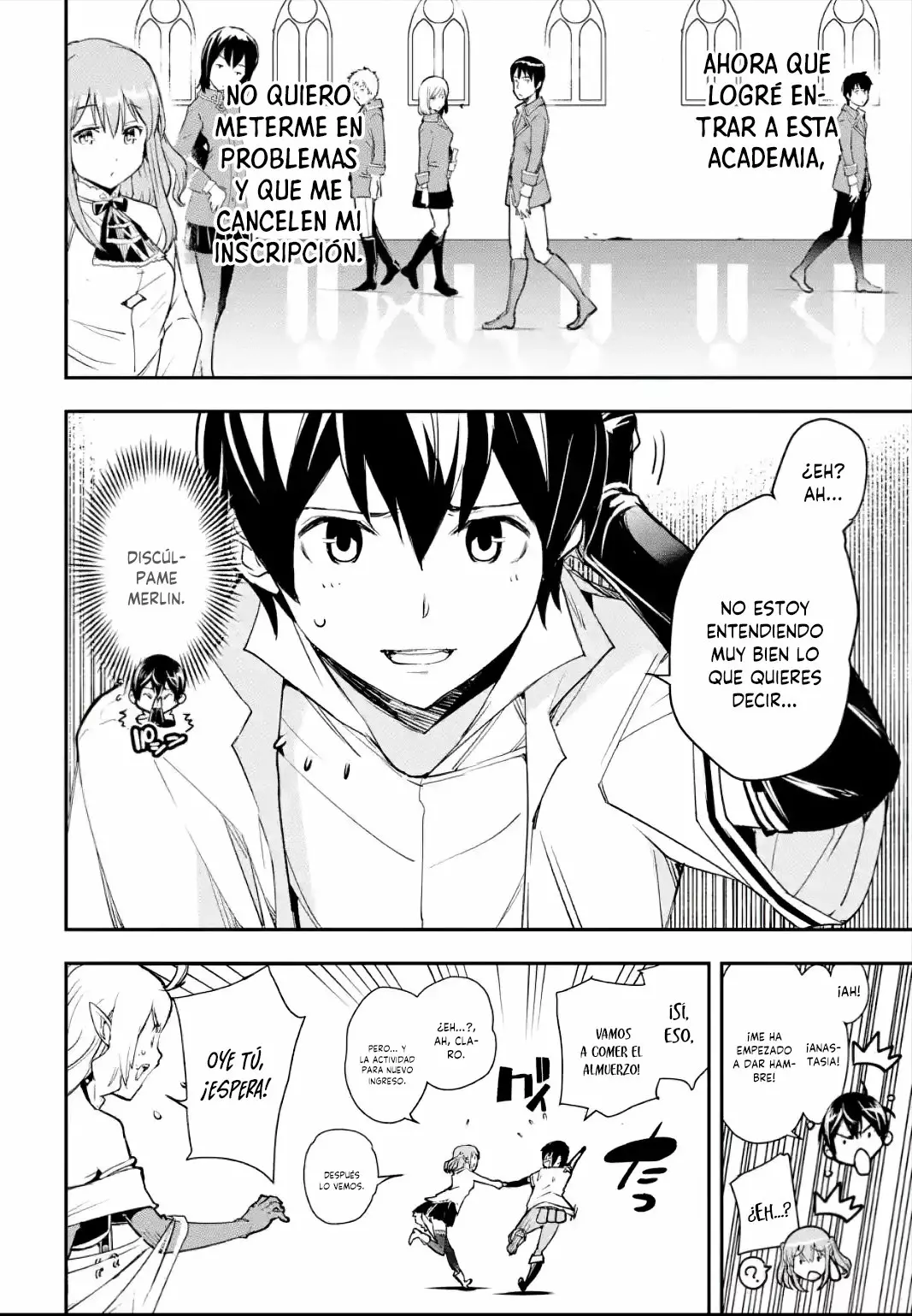 Rakudai Kenja no Gakuin Musou – Nidome no Tensei, S-Rank Cheat Majutsushi Boukenroku Capítulo 8.1 - Page 3