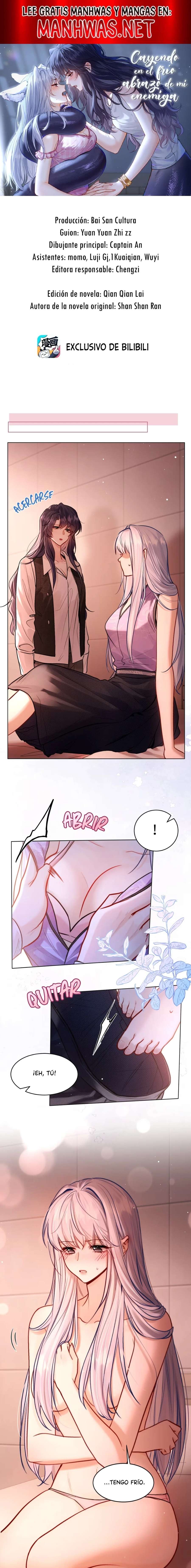 Cayendo en el frío abrazo de mi enemiga Capítulo 12 - Page 1