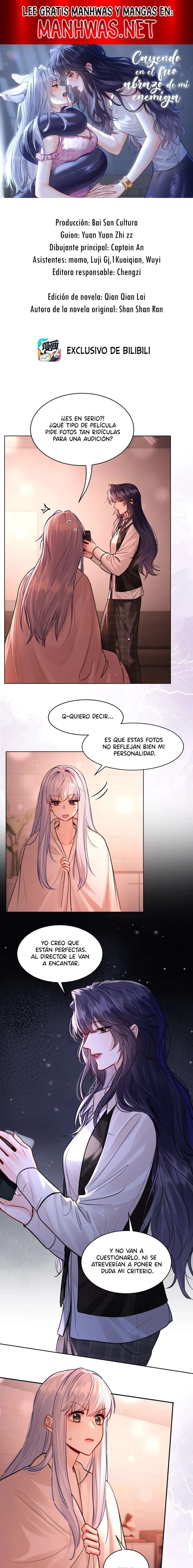 Cayendo en el frío abrazo de mi enemiga Capítulo 13 - Page 1