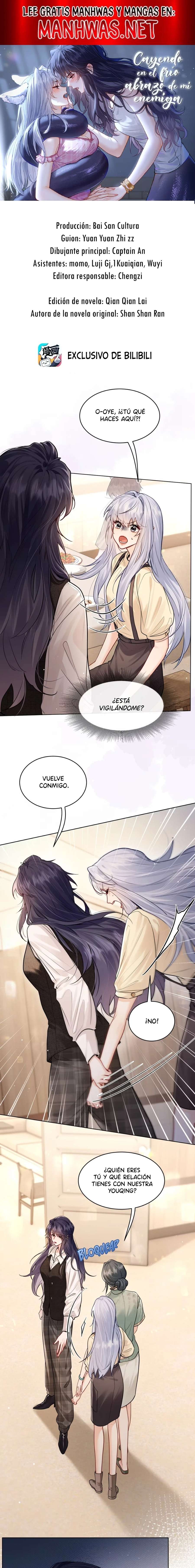 Cayendo en el frío abrazo de mi enemiga Capítulo 8 - Page 1