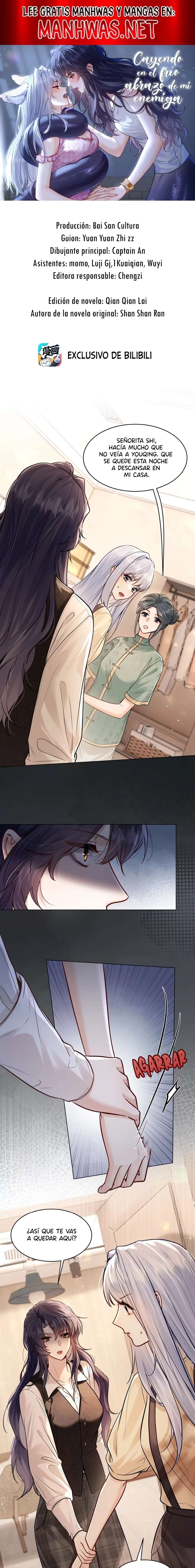 Cayendo en el frío abrazo de mi enemiga Capítulo 9 - Page 1
