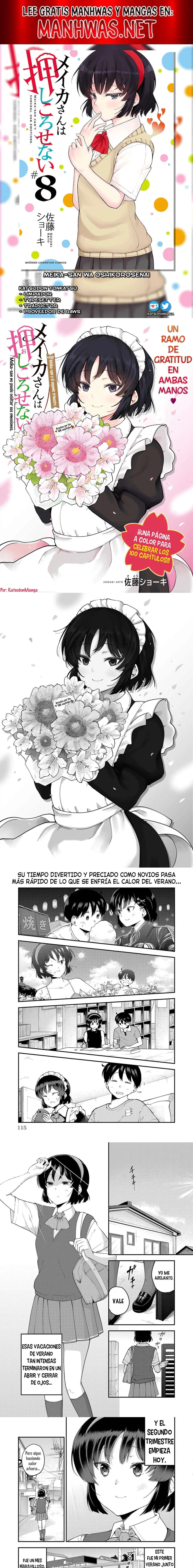 Meika-san wa Oshikorosenai Capítulo 100 - Page 1
