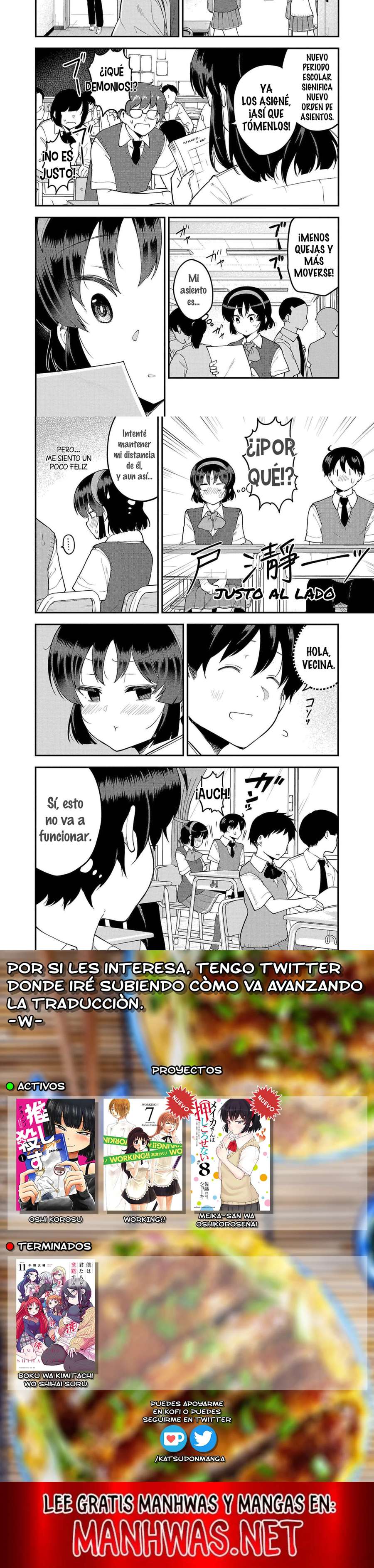 Meika-san wa Oshikorosenai Capítulo 100 - Page 3