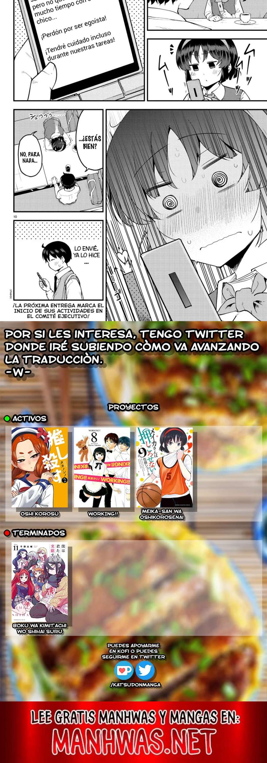 Meika-san wa Oshikorosenai Capítulo 103 - Page 3