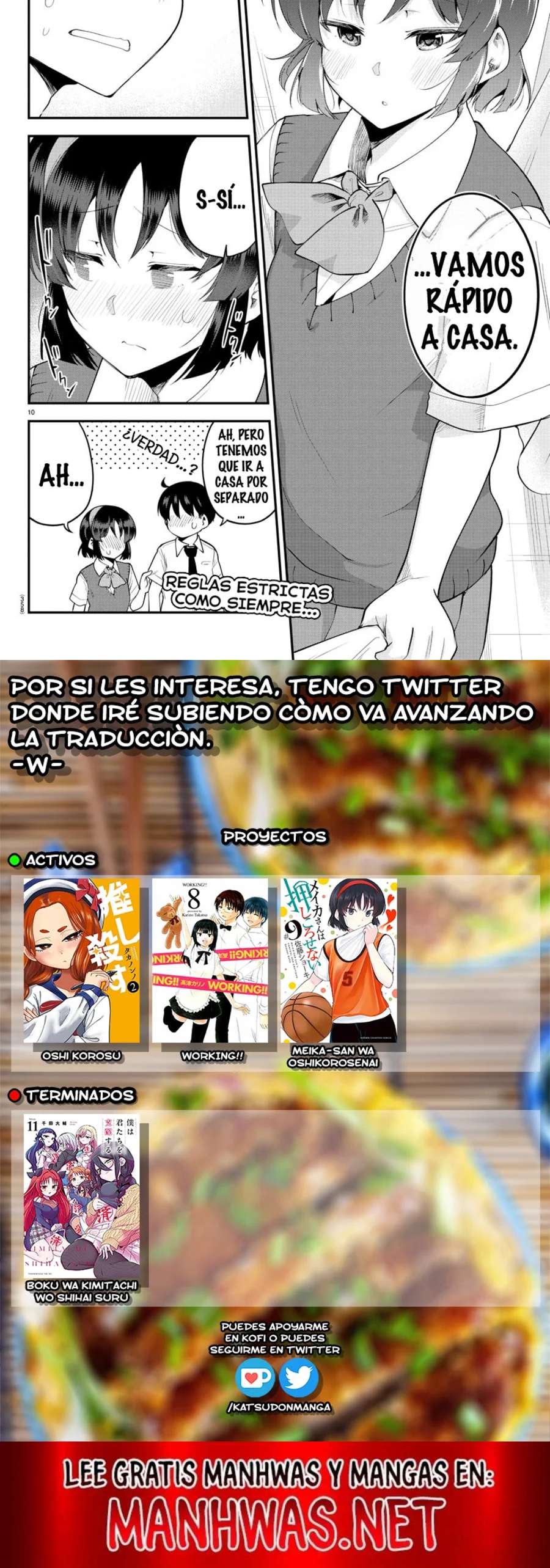 Meika-san wa Oshikorosenai Capítulo 104 - Page 3