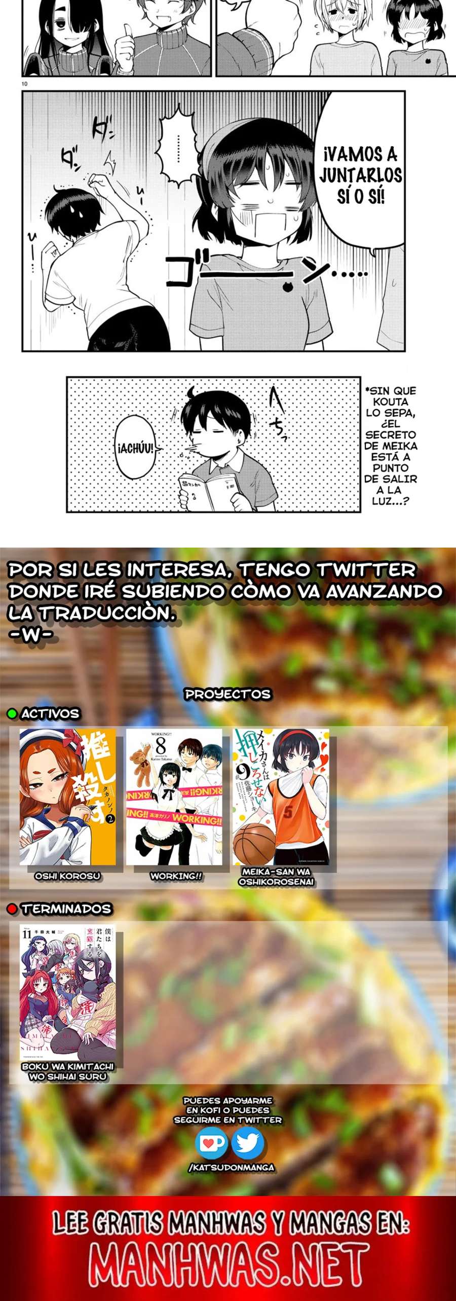 Meika-san wa Oshikorosenai Capítulo 105 - Page 3