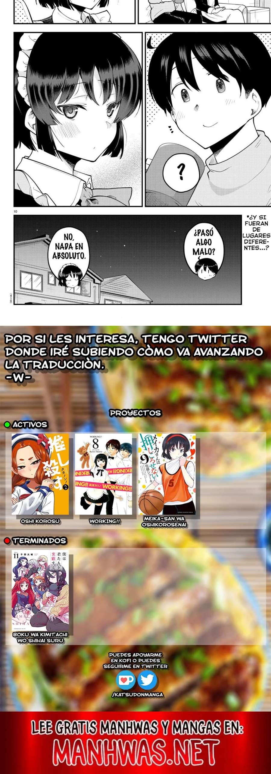 Meika-san wa Oshikorosenai Capítulo 107 - Page 3