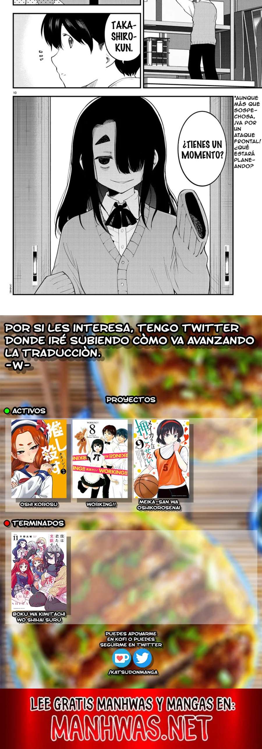 Meika-san wa Oshikorosenai Capítulo 108 - Page 3