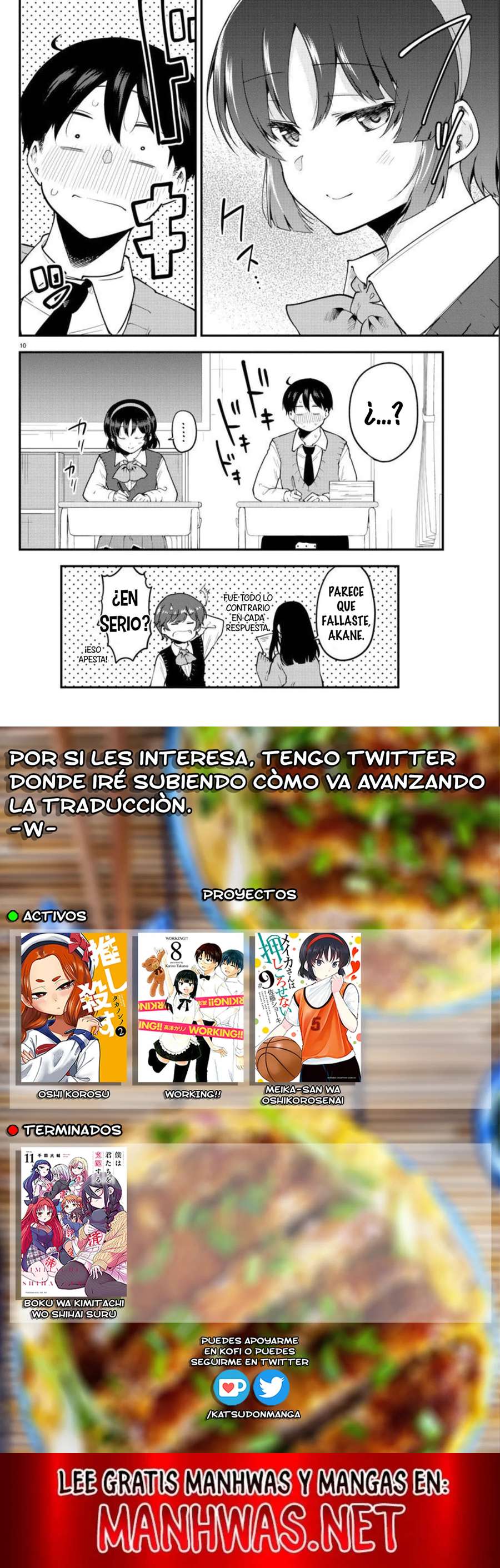 Meika-san wa Oshikorosenai Capítulo 109 - Page 3