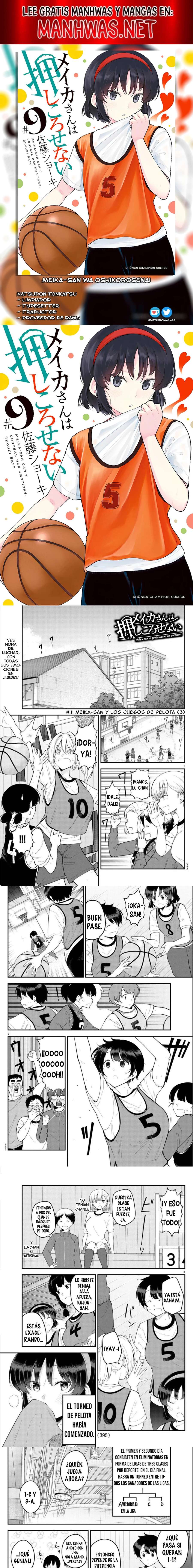 Meika-san wa Oshikorosenai Capítulo 111 - Page 1