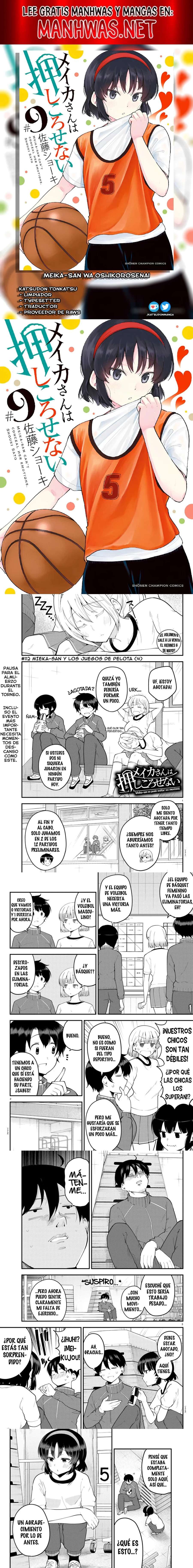 Meika-san wa Oshikorosenai Capítulo 112 - Page 1