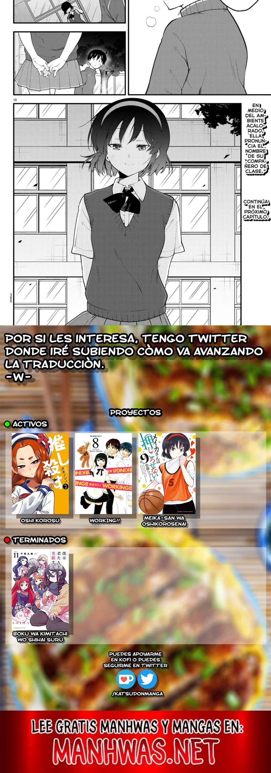 Meika-san wa Oshikorosenai Capítulo 114 - Page 3