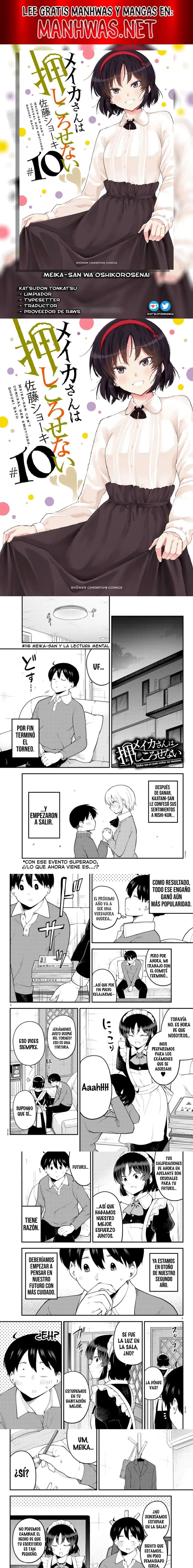 Meika-san wa Oshikorosenai Capítulo 116 - Page 1