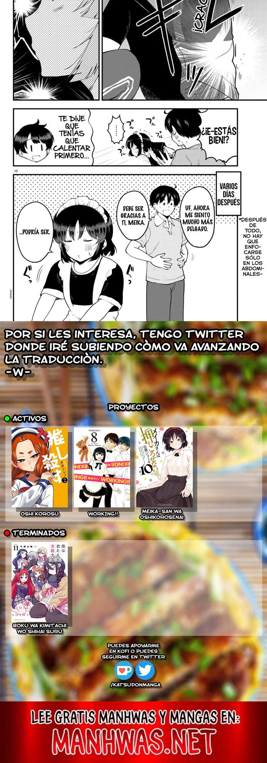 Meika-san wa Oshikorosenai Capítulo 117 - Page 3