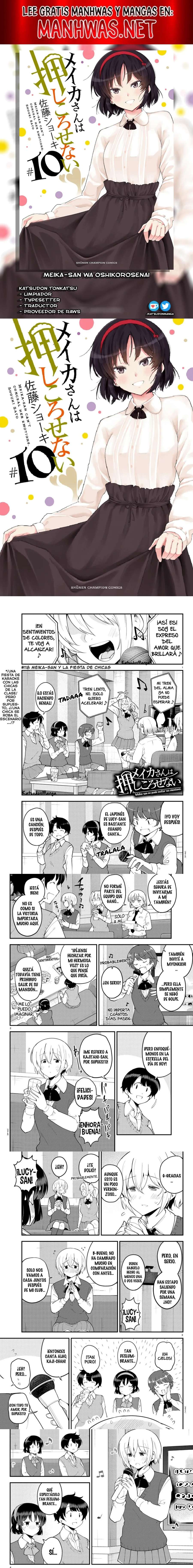 Meika-san wa Oshikorosenai Capítulo 118 - Page 1