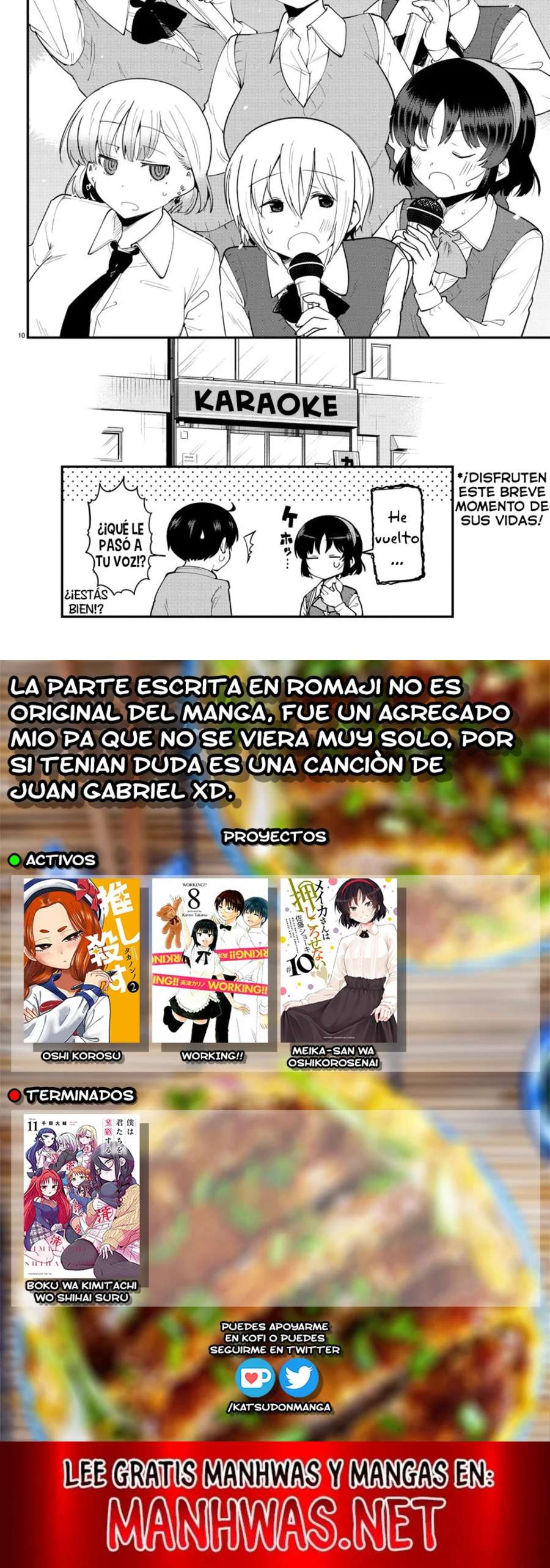 Meika-san wa Oshikorosenai Capítulo 118 - Page 3