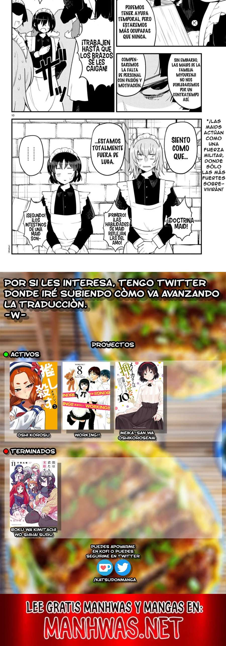 Meika-san wa Oshikorosenai Capítulo 119 - Page 3