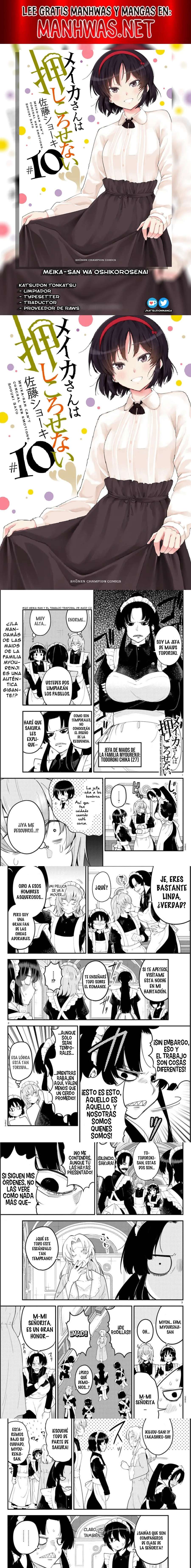 Meika-san wa Oshikorosenai Capítulo 120 - Page 1