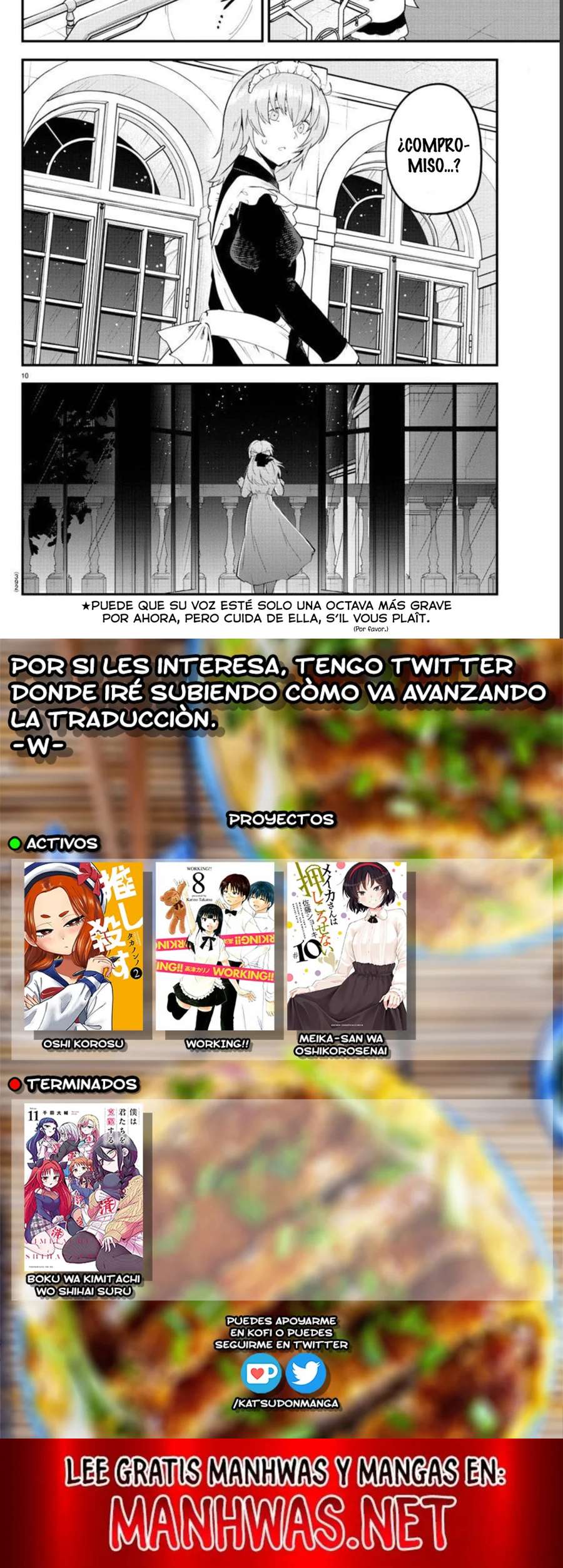 Meika-san wa Oshikorosenai Capítulo 120 - Page 3