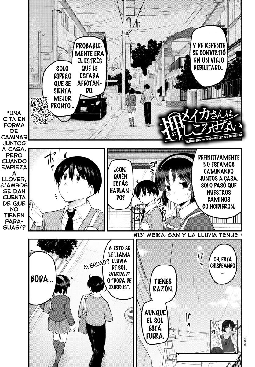 Meika-san wa Oshikorosenai Capítulo 131 - Page 3