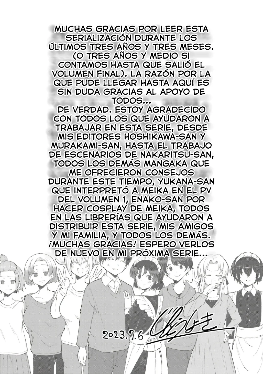 Meika-san wa Oshikorosenai Capítulo 153.5 - Page 7