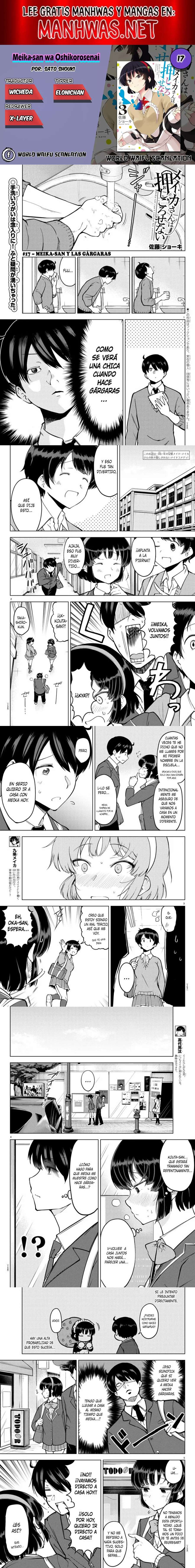 Meika-san wa Oshikorosenai Capítulo 17 - Page 1