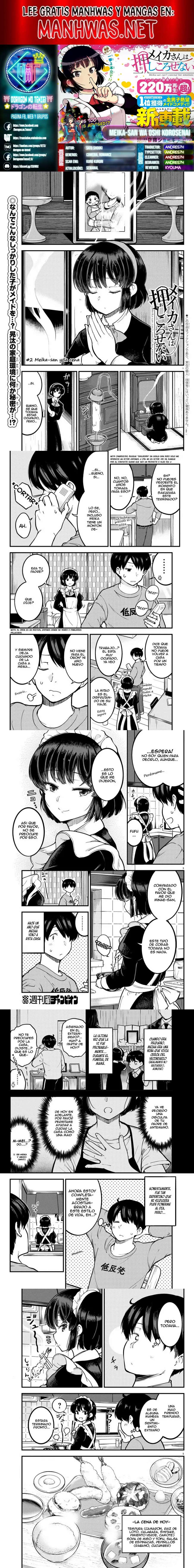 Meika-san wa Oshikorosenai Capítulo 2 - Page 1