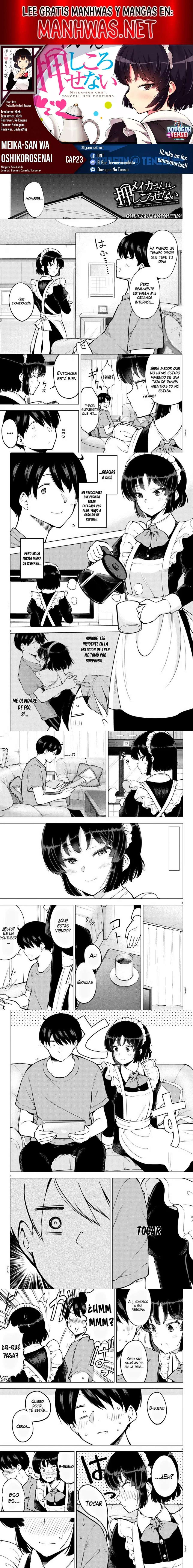 Meika-san wa Oshikorosenai Capítulo 23 - Page 1