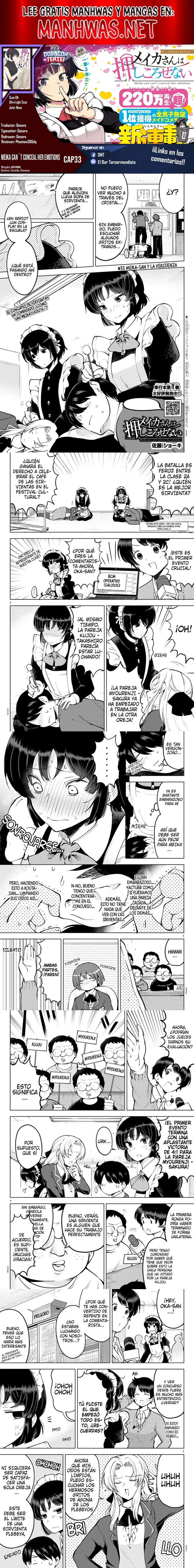 Meika-san wa Oshikorosenai Capítulo 33 - Page 1
