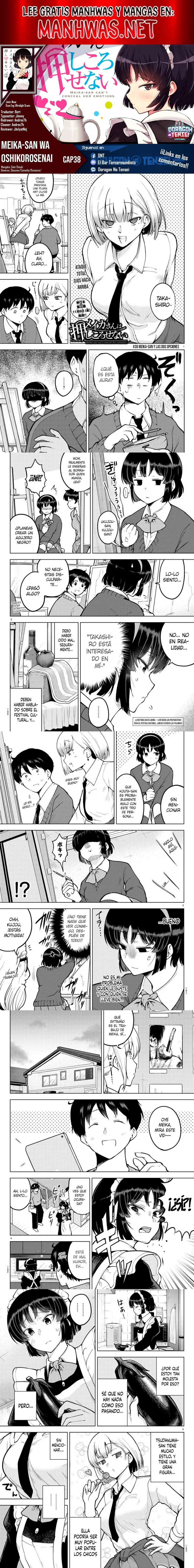 Meika-san wa Oshikorosenai Capítulo 38 - Page 1