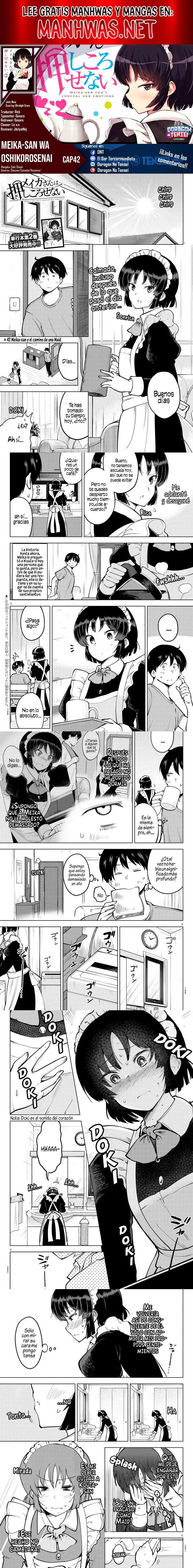 Meika-san wa Oshikorosenai Capítulo 42 - Page 1