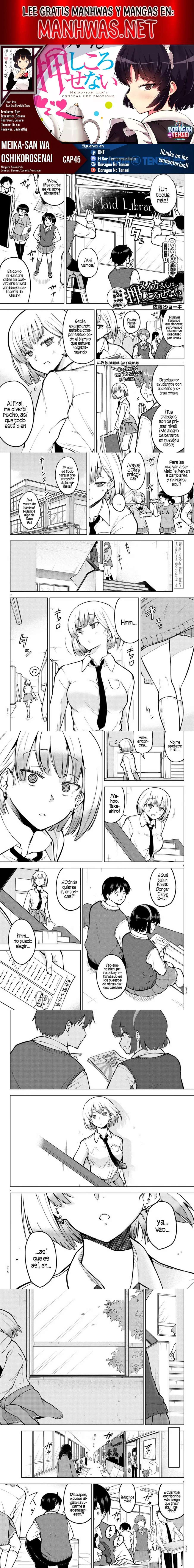 Meika-san wa Oshikorosenai Capítulo 45 - Page 1