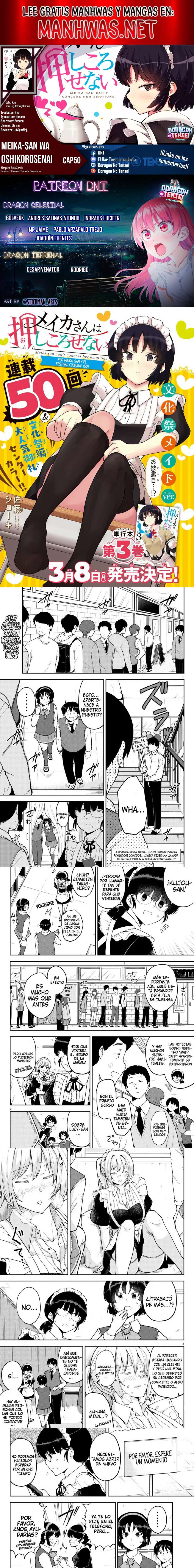 Meika-san wa Oshikorosenai Capítulo 50 - Page 1