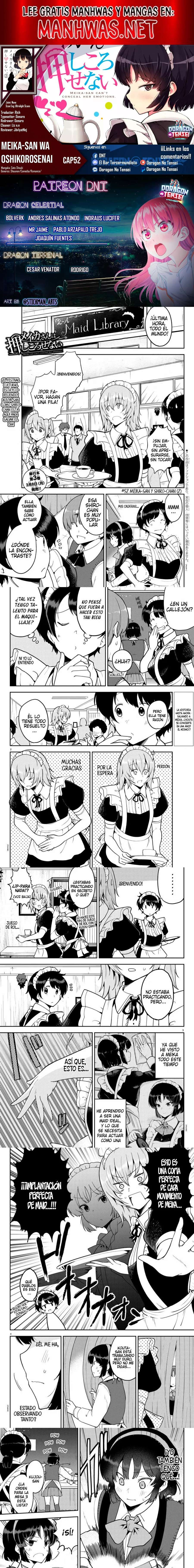 Meika-san wa Oshikorosenai Capítulo 52 - Page 1