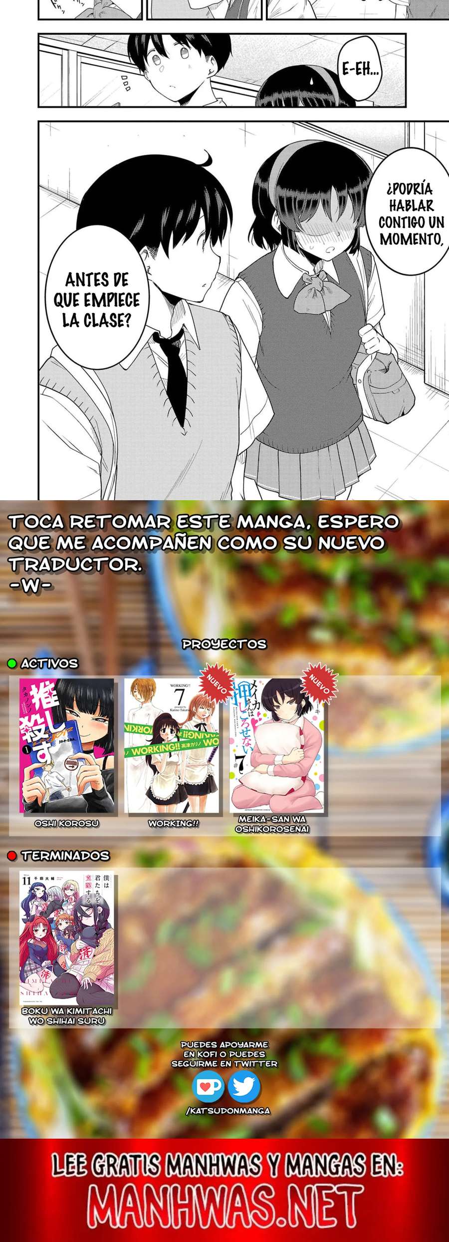 Meika-san wa Oshikorosenai Capítulo 87 - Page 3