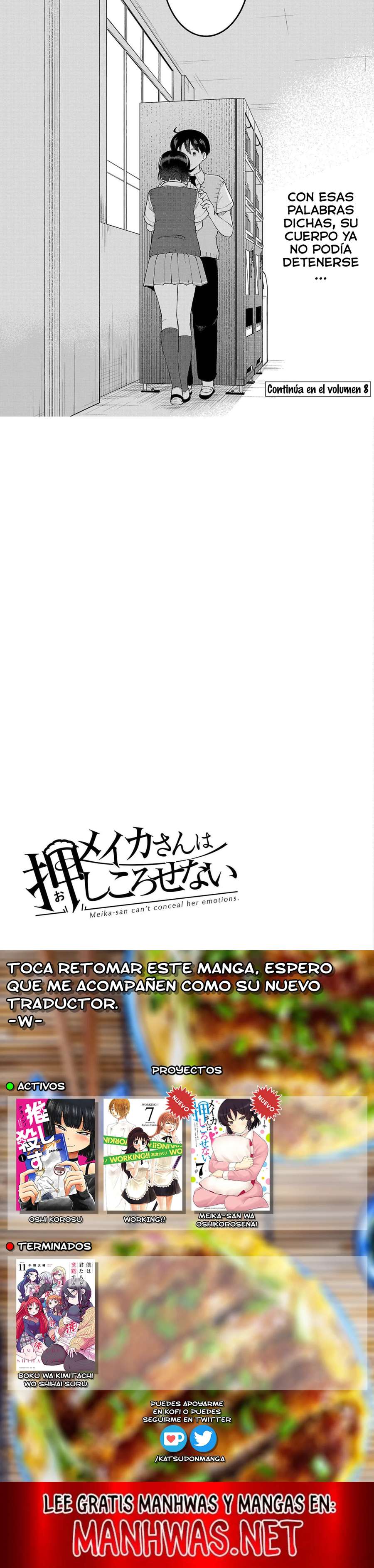 Meika-san wa Oshikorosenai Capítulo 88 - Page 3