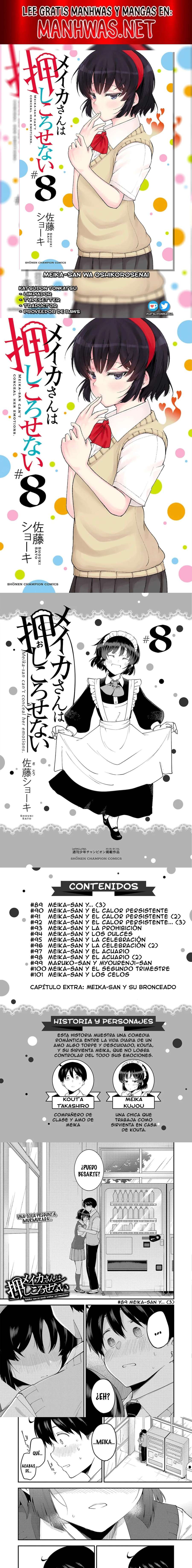 Meika-san wa Oshikorosenai Capítulo 89 - Page 1